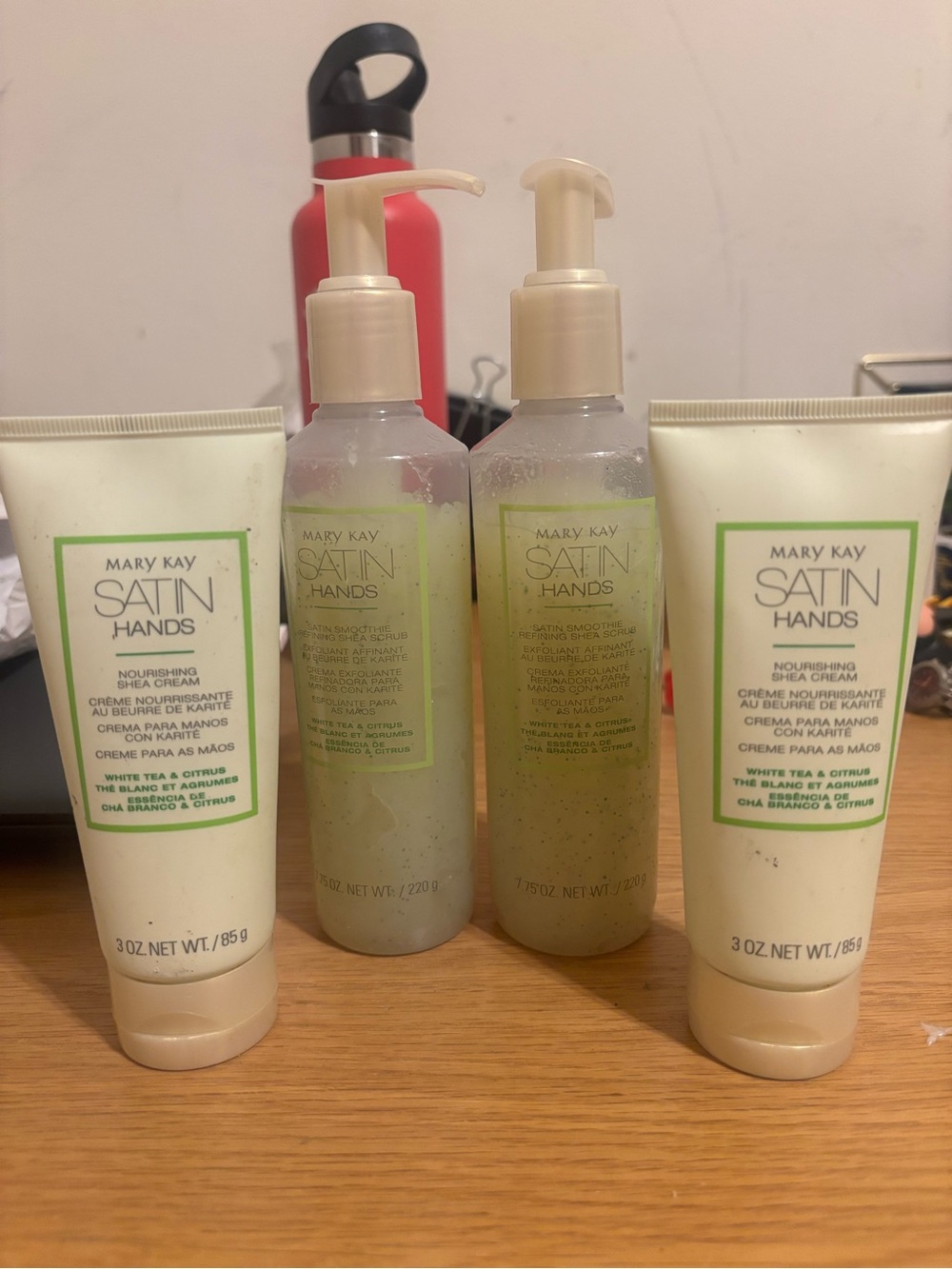 Mary Kay Satin Hands Hand Cream & Lotions – Cream and Green Accents